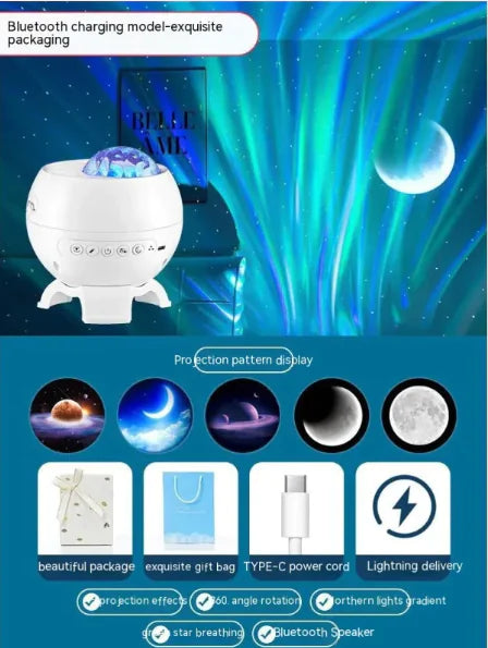 Northern Lights Starry Sky Projector Small Night  Atmosphere